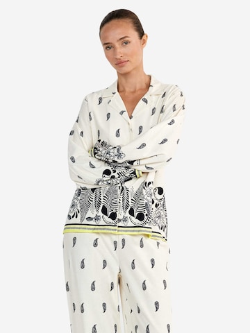 Camicia da notte di Gisela in bianco
