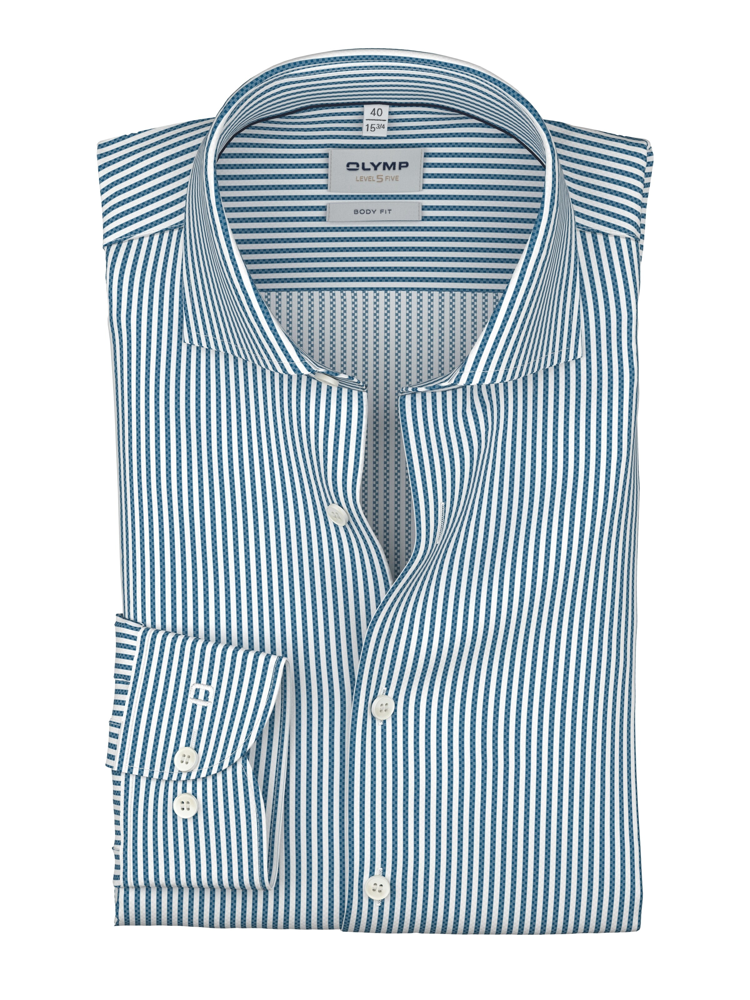 OLYMP Regular Fit Businesshemd in Blau