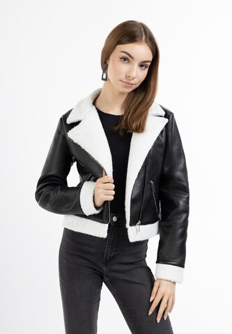 myMo ROCKS - Chaqueta de entretiempo en negro: frente