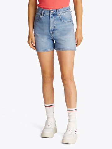 Tommy Jeans Regular Shorts in Blau: Vorderseite