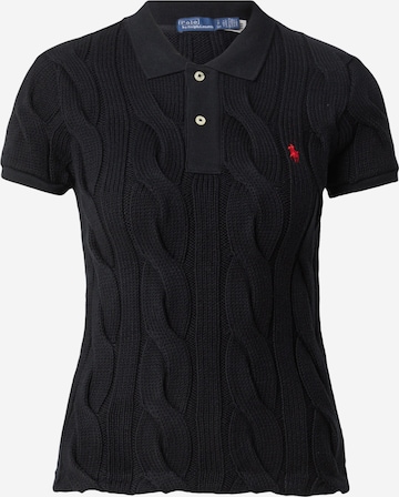 Pull-over Polo Ralph Lauren en noir : devant