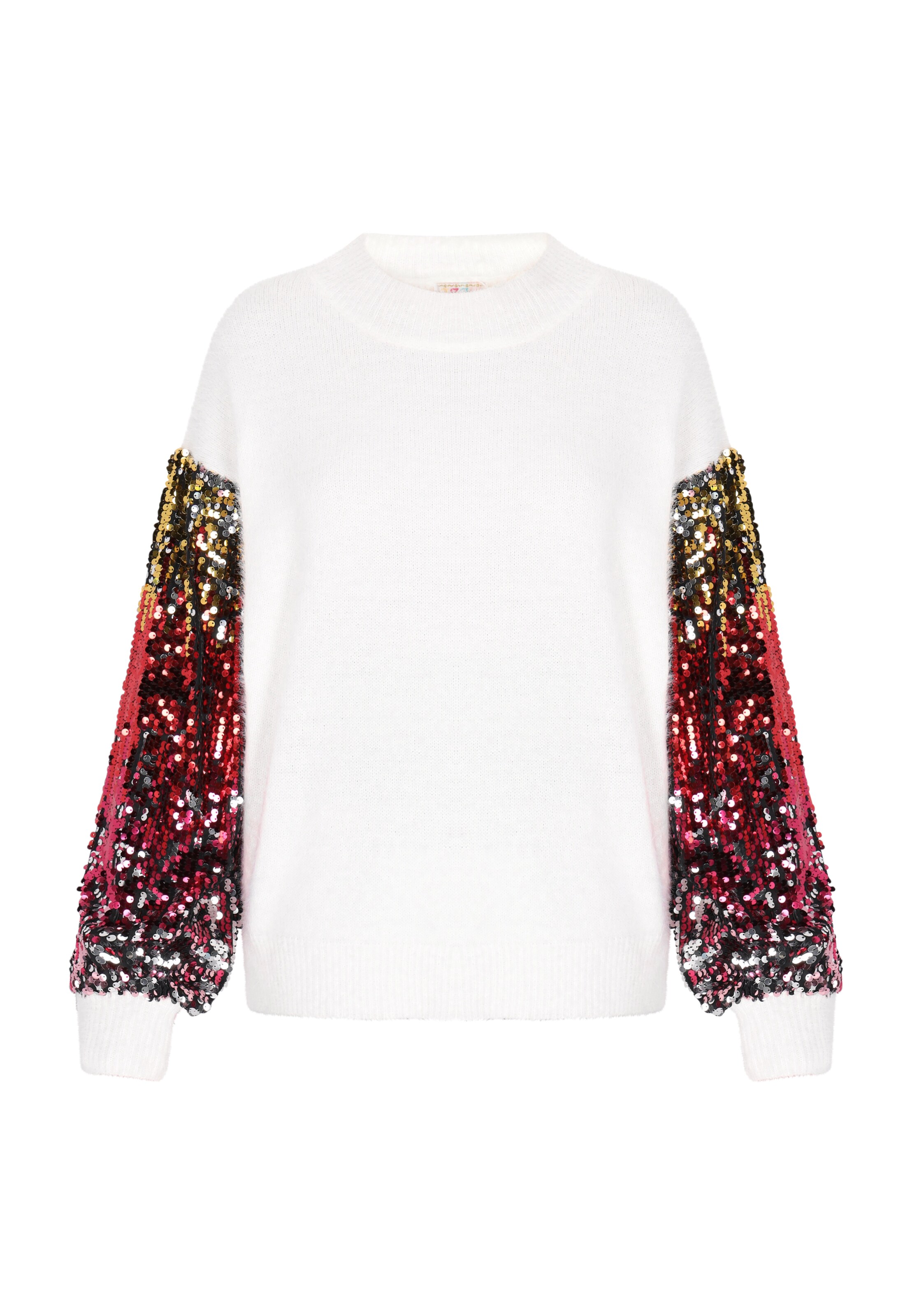 IZIA - Pullover em branco: frente