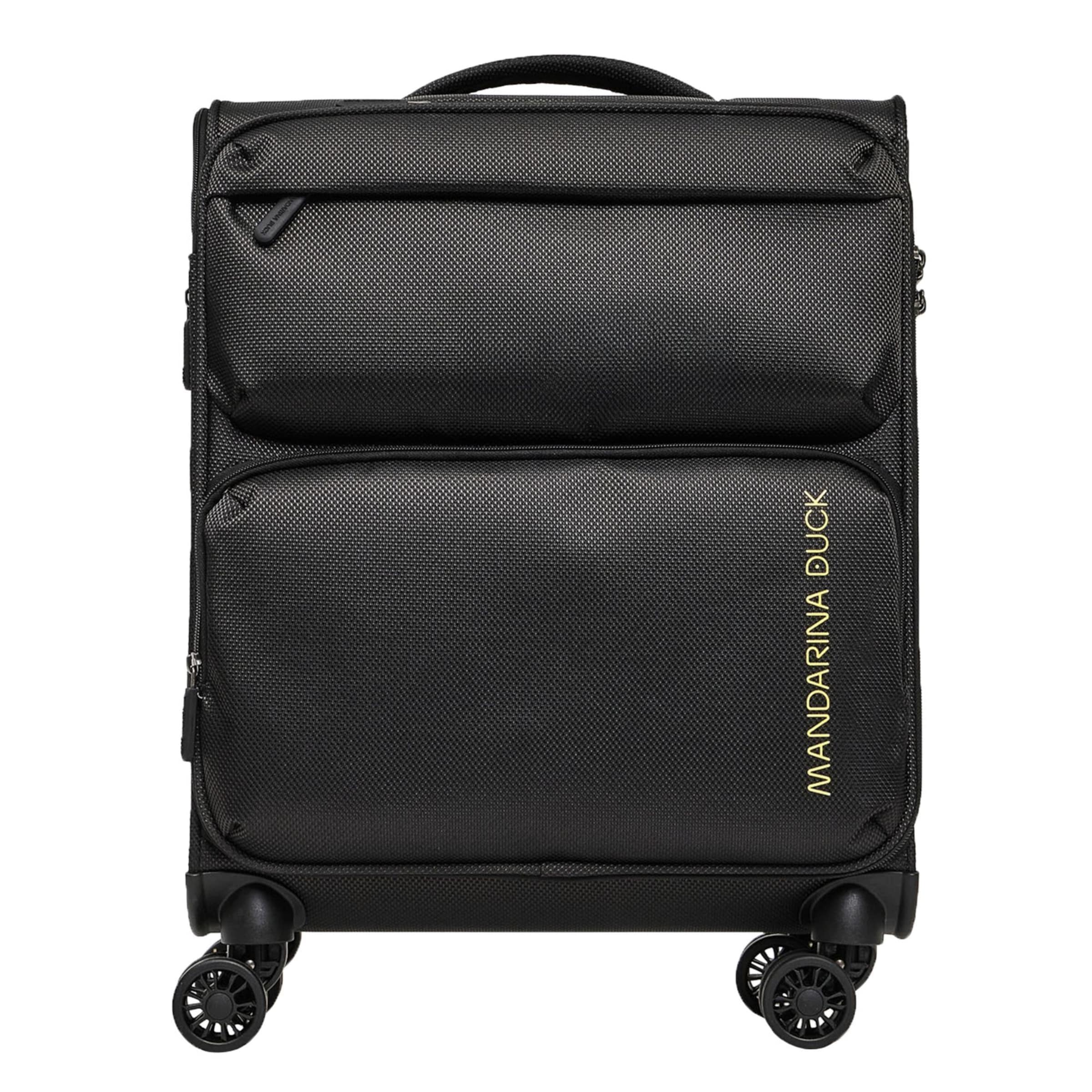 MANDARINA DUCK Trolley 'Zephyr' in Schwarz: Vorderseite