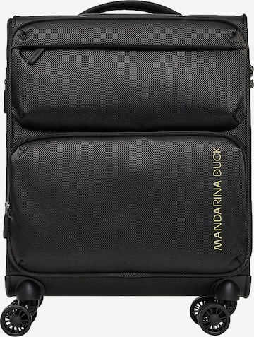 MANDARINA DUCK Trolley 'Zephyr' in Zwart: voorkant