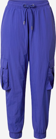 Pantalon cargo Urban Classics en violet : devant