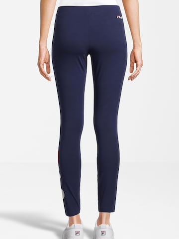 Skinny Pantalon de sport 'BAEK' FILA en bleu