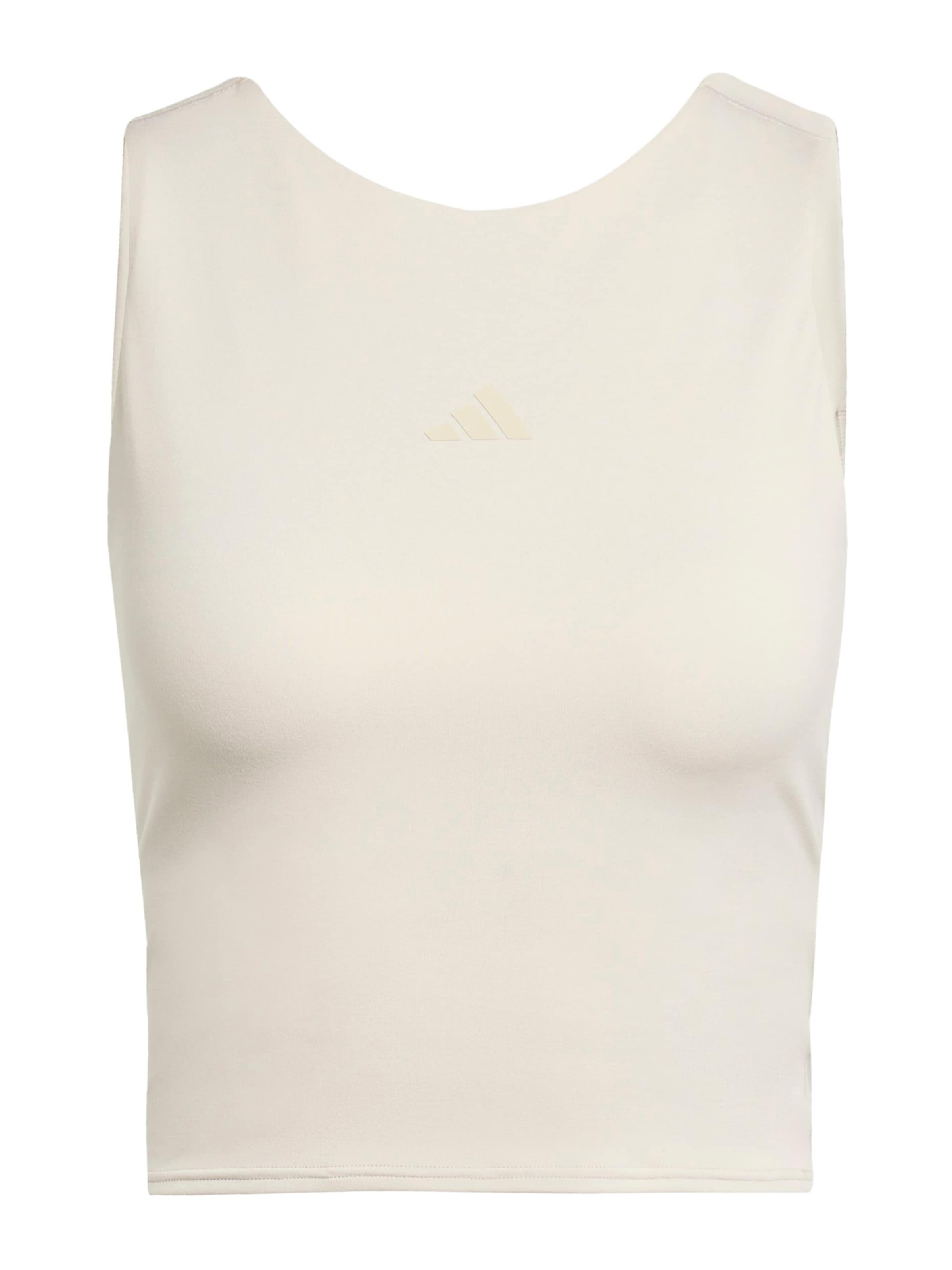 ADIDAS PERFORMANCE Sports Top 'MOTION' in Light grey / Black, Item view