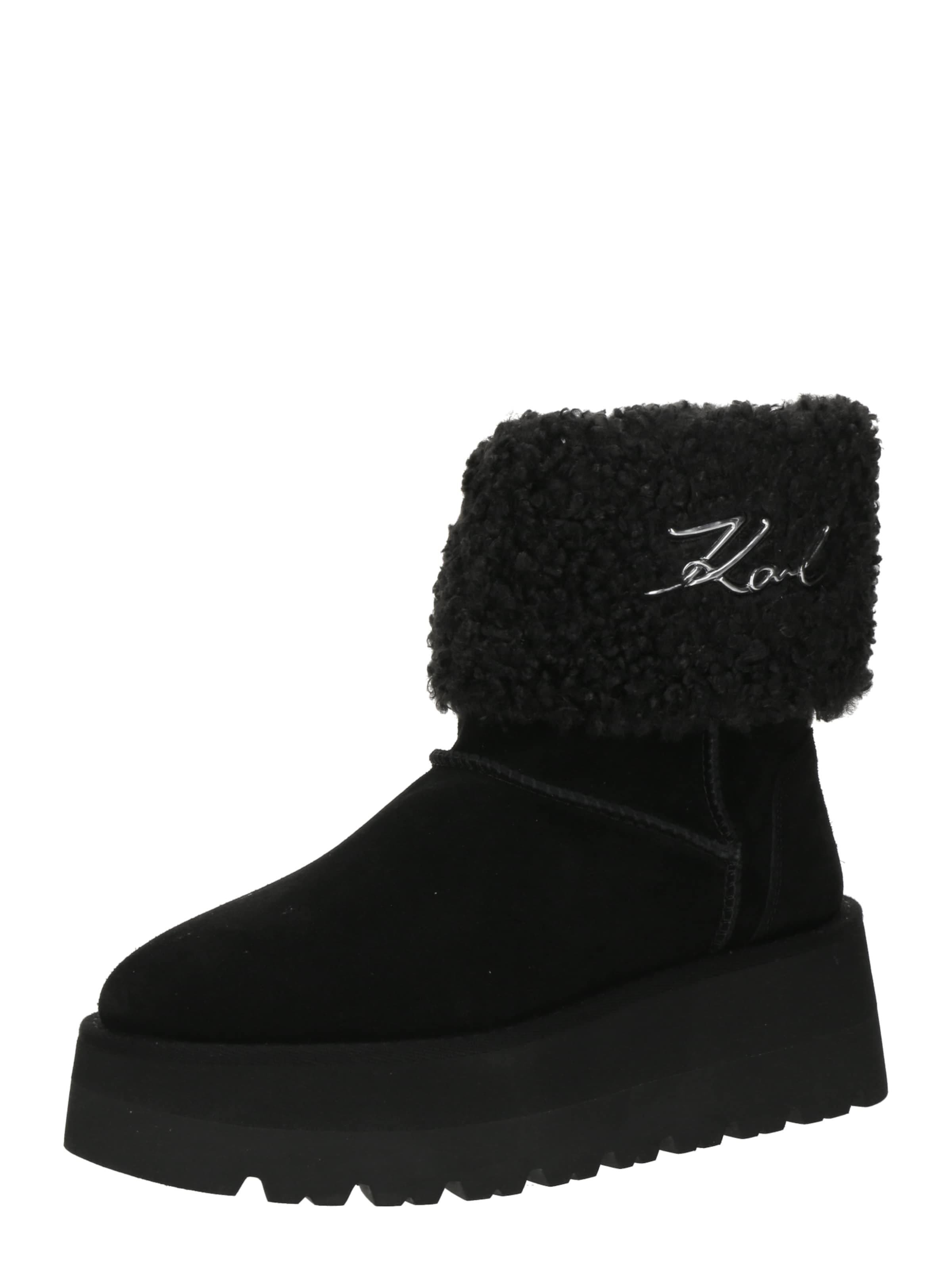 Karl Lagerfeld Nízke čižmy - čierna / strieborná, Produkt