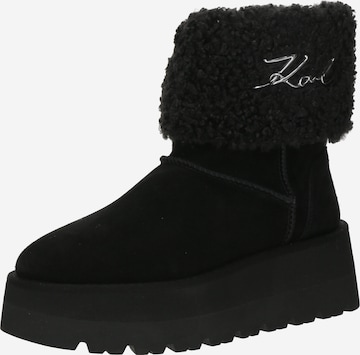 Karl Lagerfeld Bootsit värissä musta: etupuoli
