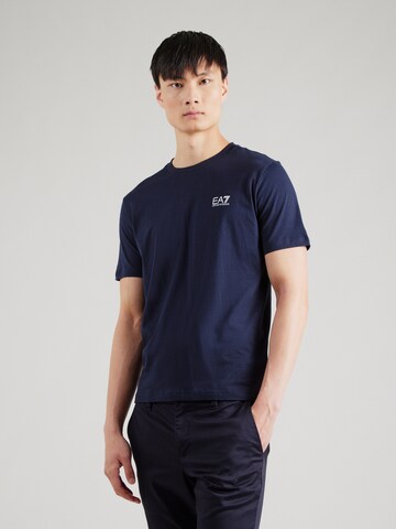 EA7 Emporio Armani Shirt in Blue: front
