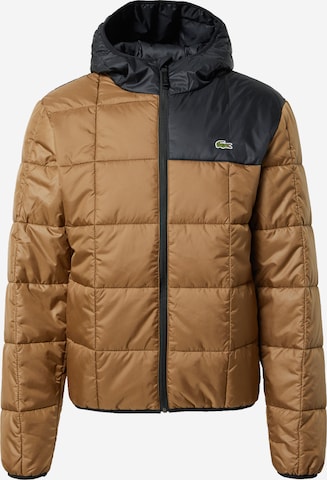 LACOSTE Winterjas in Bruin: voorkant