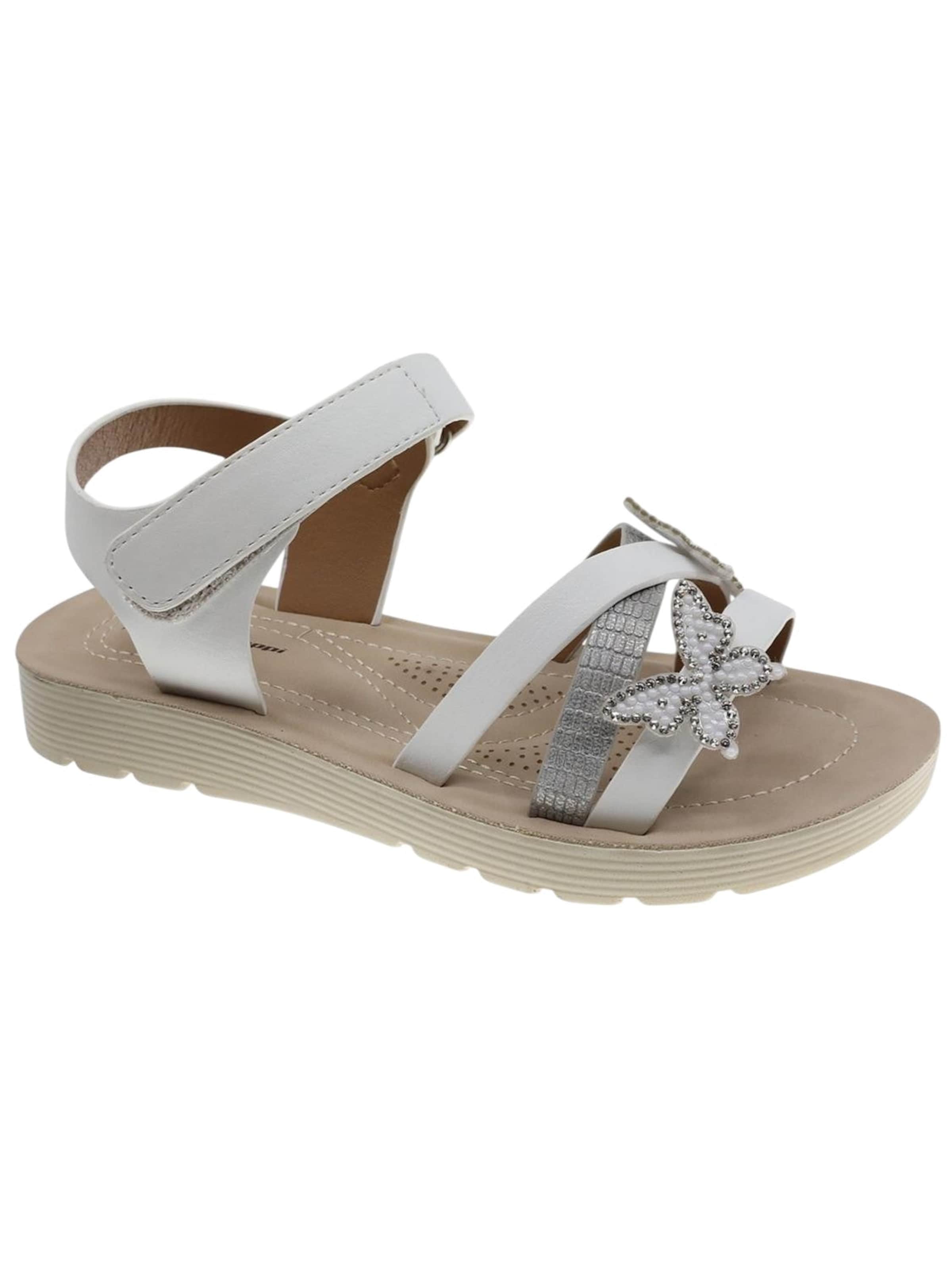 Beppi Sandale 'Casual Sandal'‌‌‌ in Weiß: Vorderseite