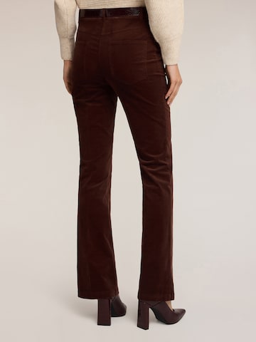 évasé Pantalon MOTIVI en marron