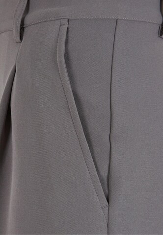 Urban Classics Wide leg Pleat-front trousers in Grey
