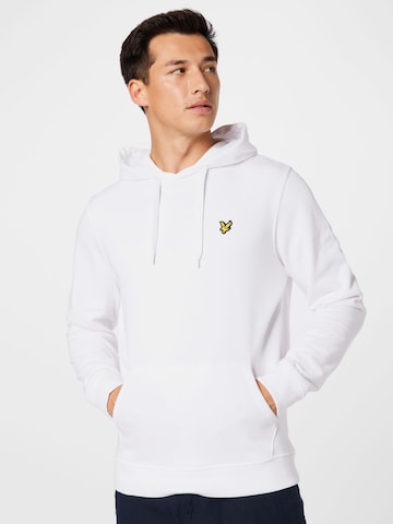 Lyle & Scott Μπλούζα φούτερ σε λευκό: μπροστά