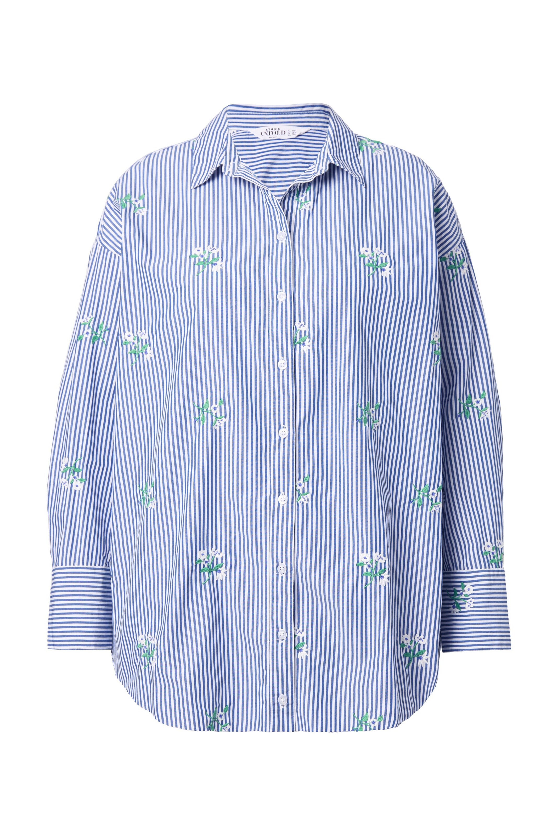 Studio Untold Bluse in Blau: Vorderseite