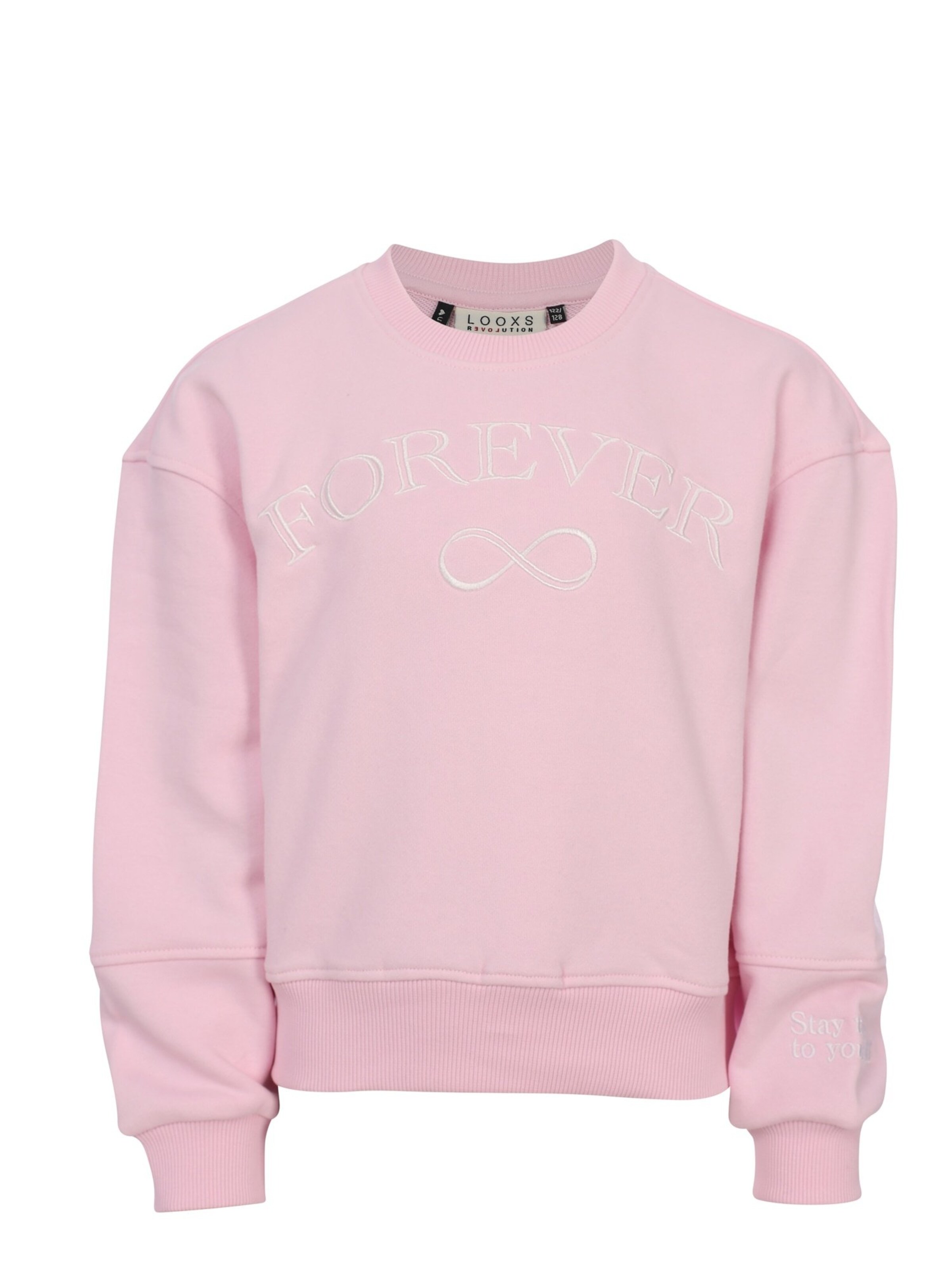 Looxs Revolution Sweatshirt in Roze: voorkant