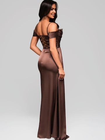 Ombre Evening dress in Brown