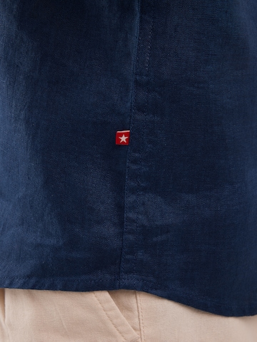 Slim fit Camicia 'Liners' di BIG STAR in blu