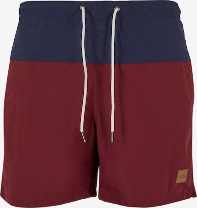 Urban Classics Kupaće hlače u mornarsko plava / burgund, Pregled proizvoda