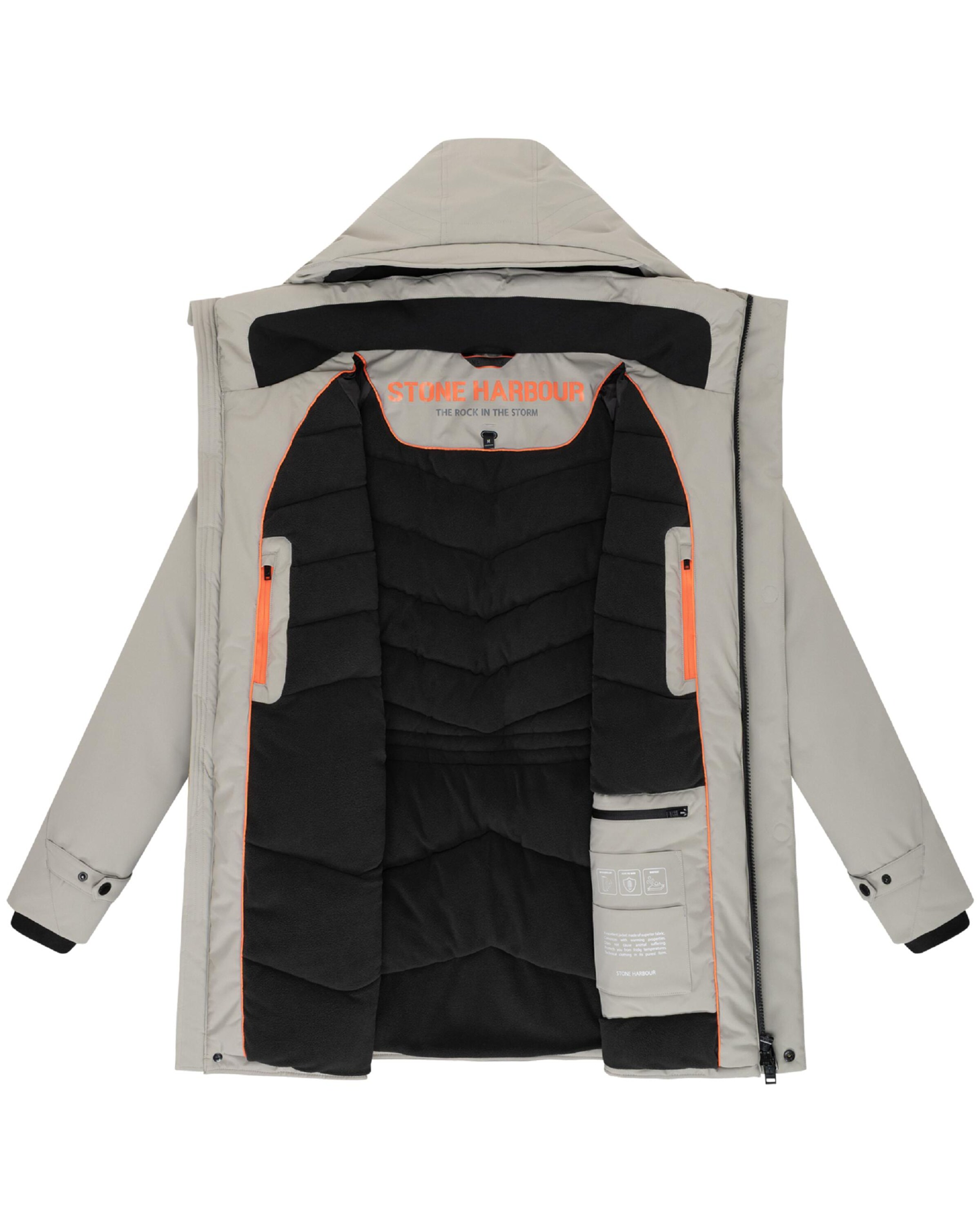 STONE HARBOUR Winterjas 'Emriis XX' in Grijs