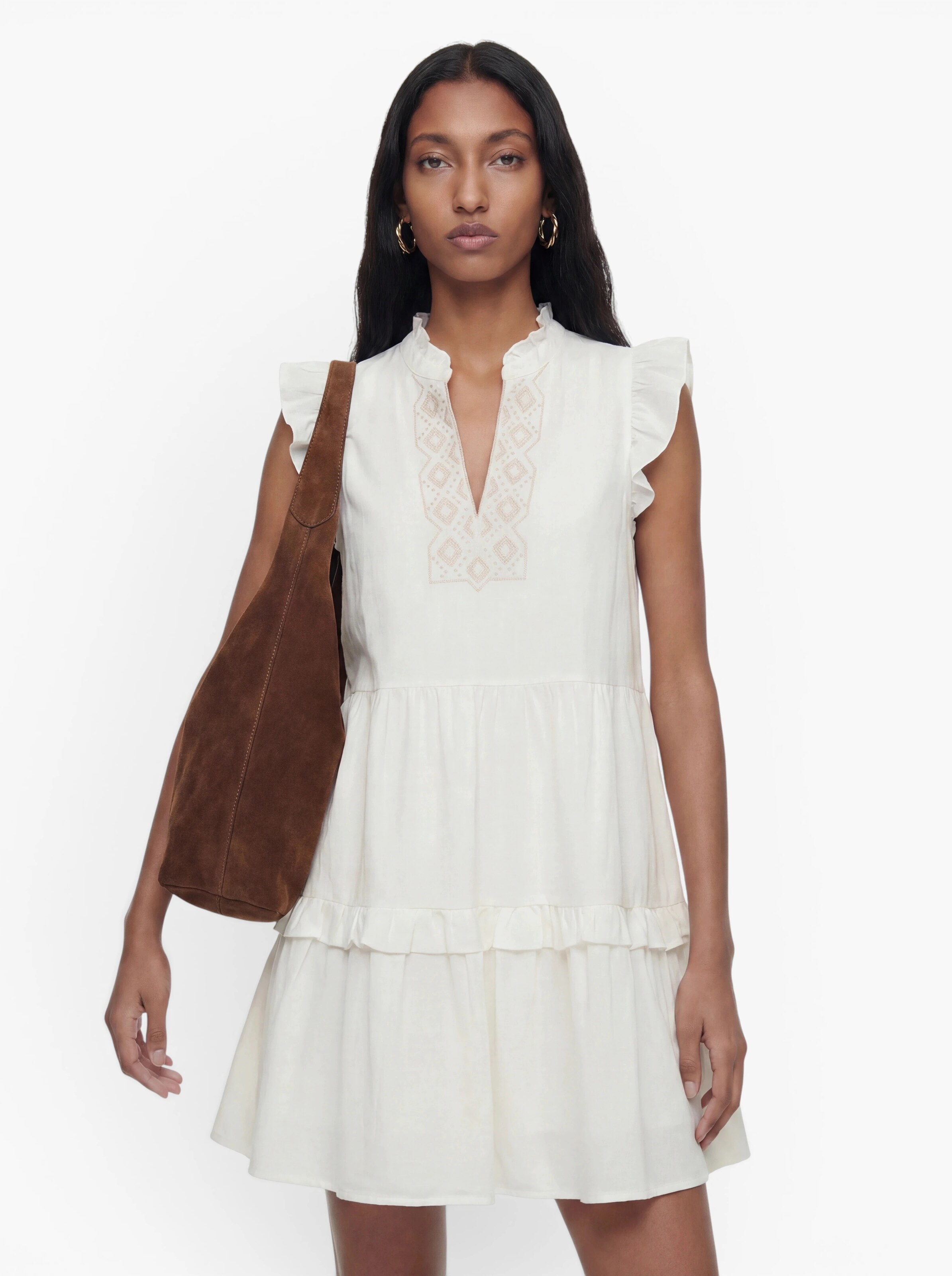 VERO MODA Платье 'VMDICTHE' в Белый