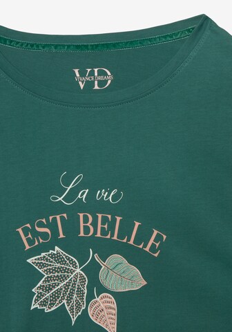 VIVANCE Slaapshirt in Groen