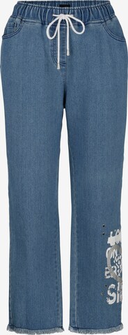 MIAMODA Loosefit Jeans-Joggpants, in Blau: predná strana