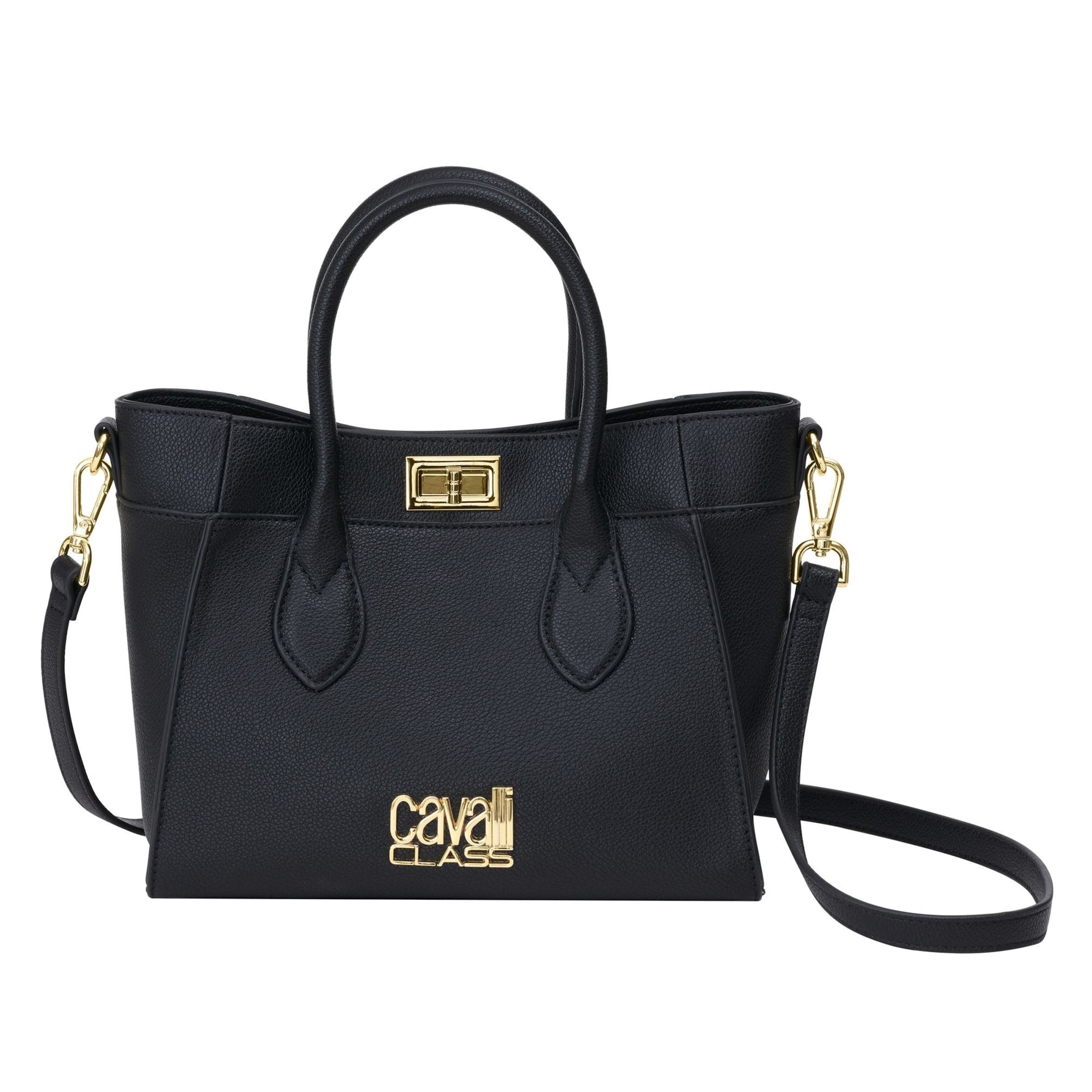 Borsa a mano 'Daria' di Cavalli Class in nero: frontale