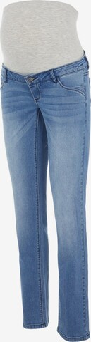 MAMALICIOUS Regular Jeans 'Sarina' in Blau: predná strana