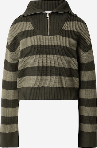 WEEKDAY Свитер 'Grace' в Зеленый: спереди