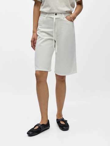 Regular Pantalon OBJECT en blanc : devant