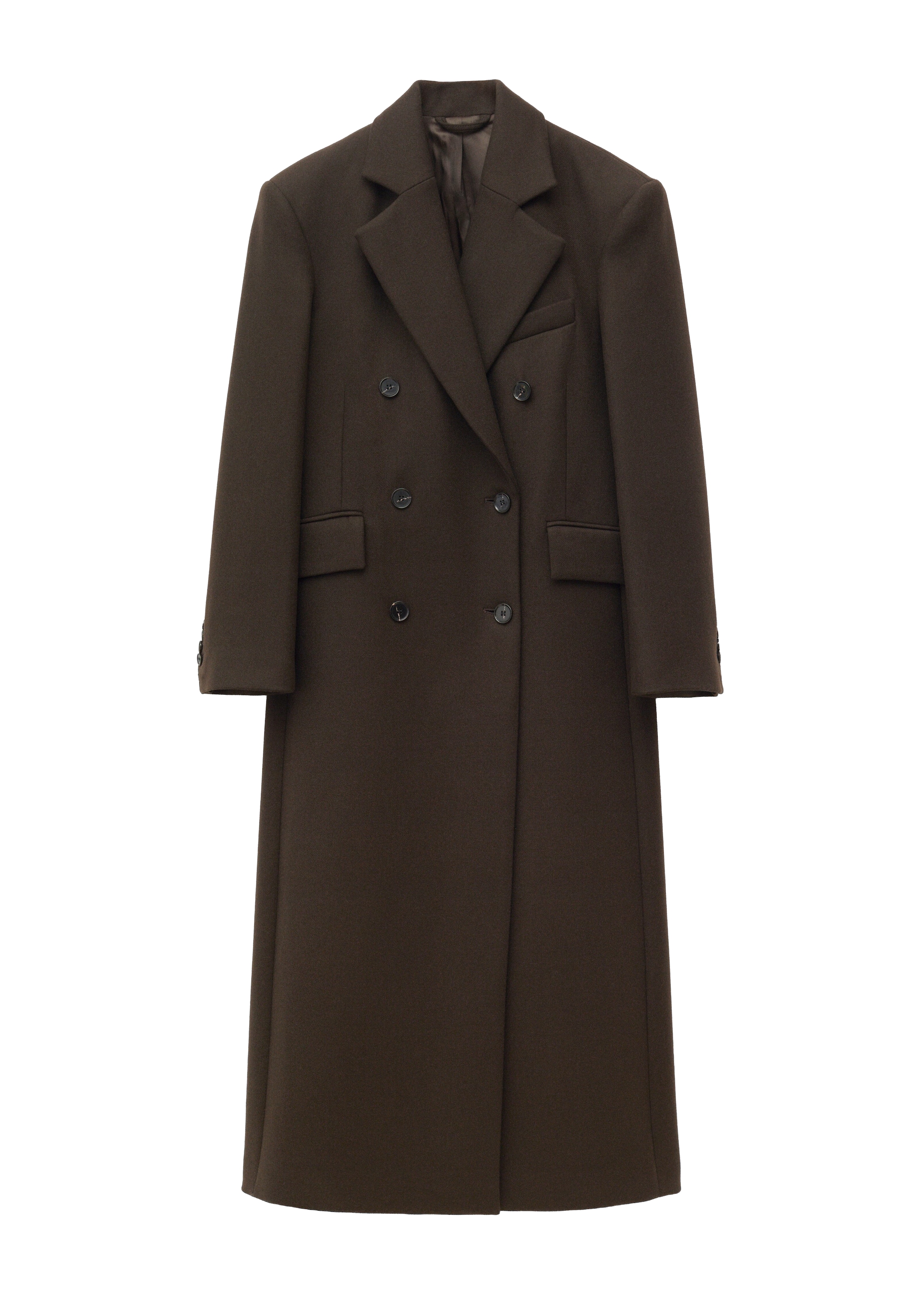 & Other Stories Between-seasons coat in Brown: front