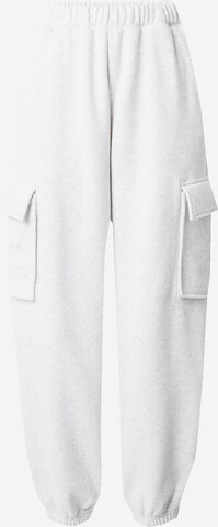 Abercrombie & Fitch - Tapered Calças cargo em cinzento: frente