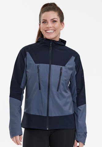 ENDURANCE Athletic Jacket 'Telly' in Blue: front