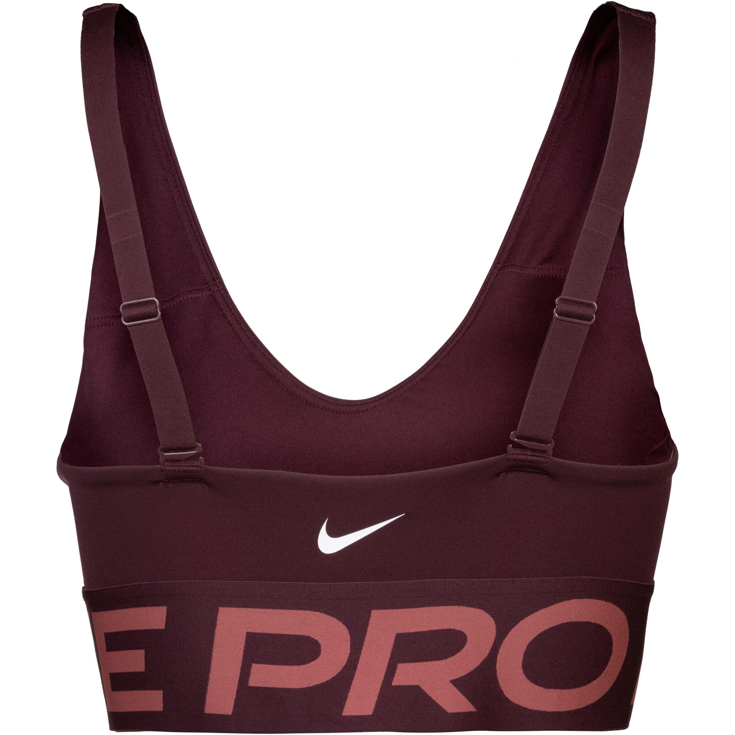 NIKE Bralette Sports Bra 'Indy Plunge' in Red