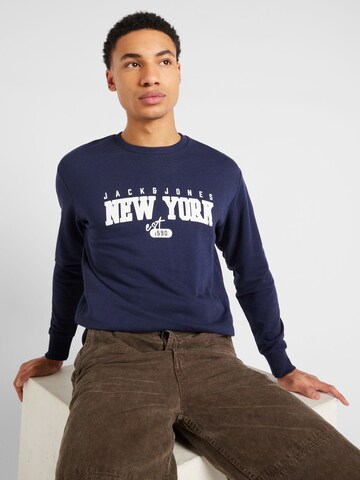 JACK & JONES Sweatshirt 'CORY' i blå