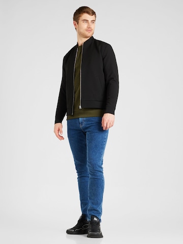 Les Deux Regular fit Sweatvest in Zwart