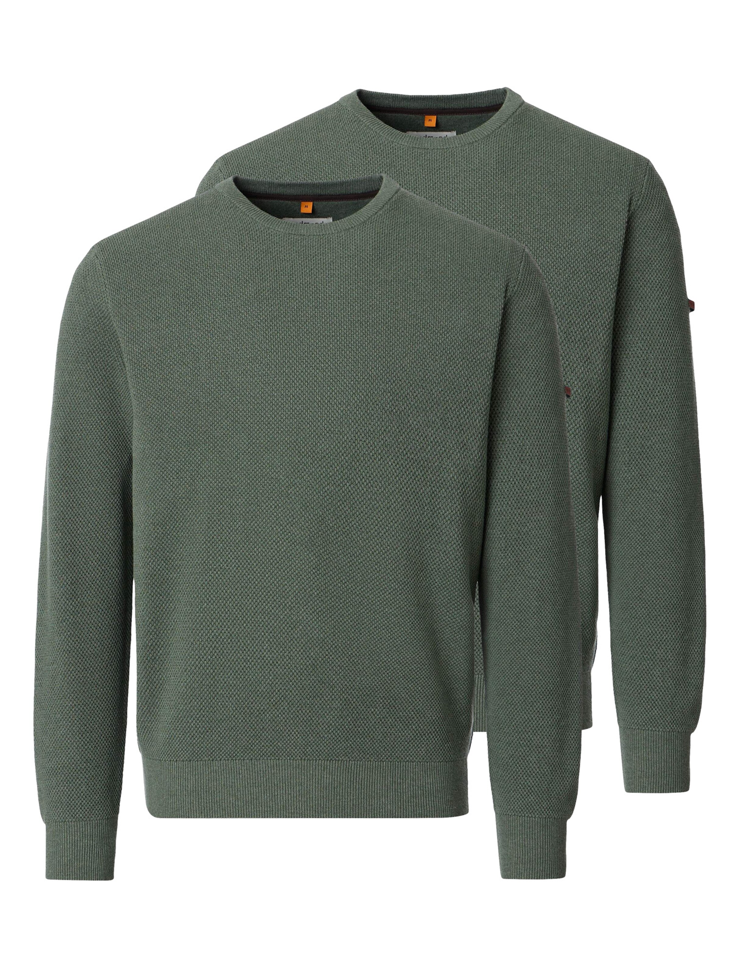 redmond Sweater 'Basic' in Green: front
