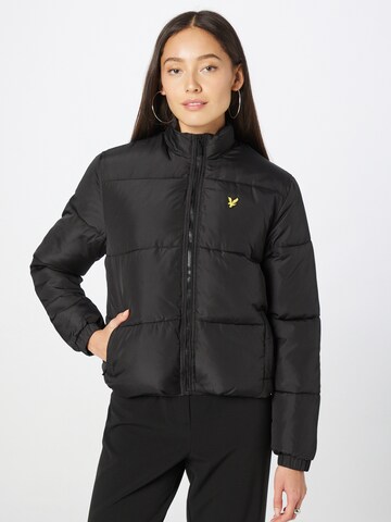 Lyle & Scott Зимно яке в черно: отпред