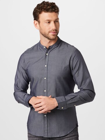 Coupe slim Chemise s.Oliver en bleu : devant