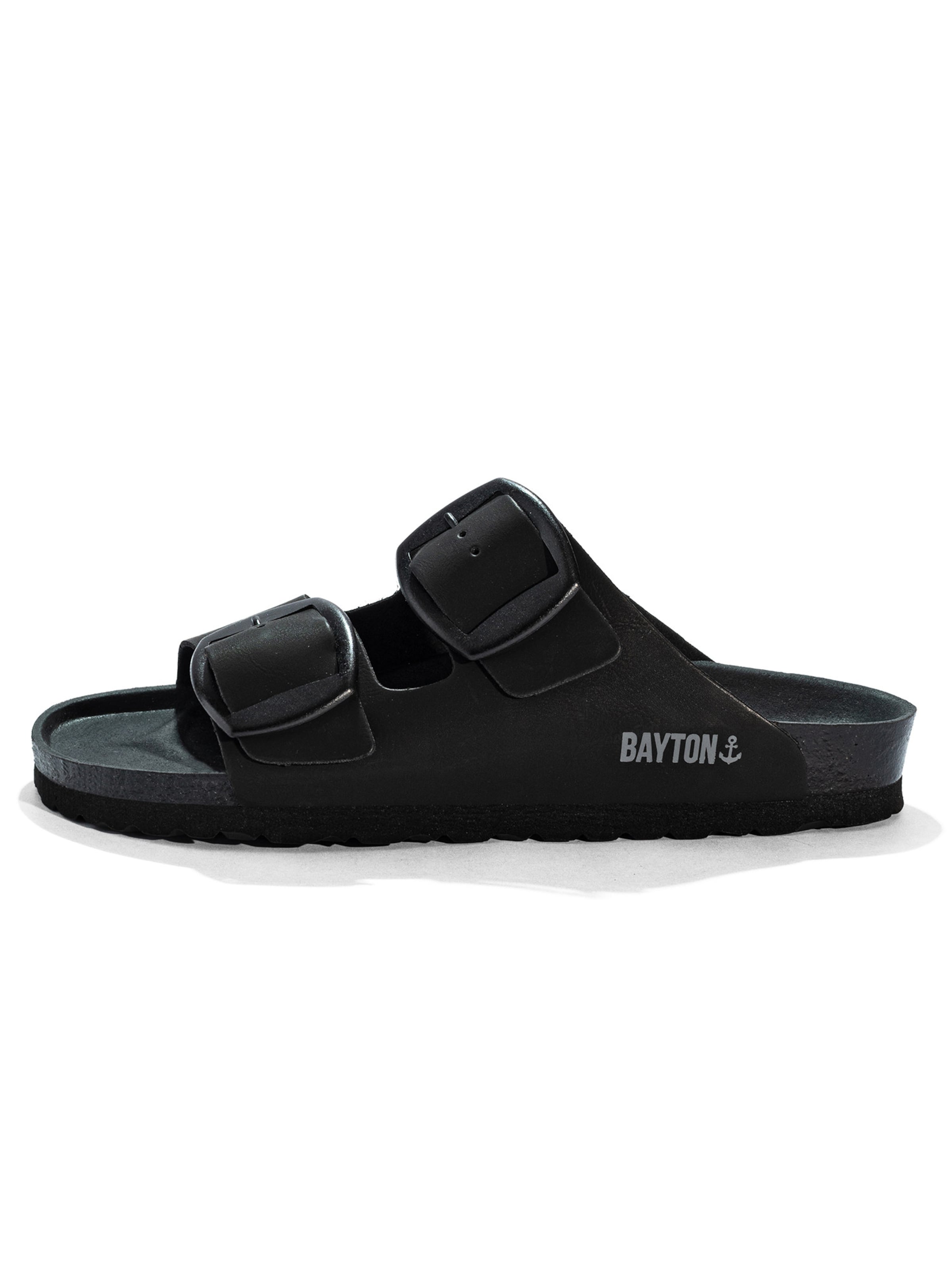 Bayton Sandale 'ALICANTE' in Schwarz: Vorderseite