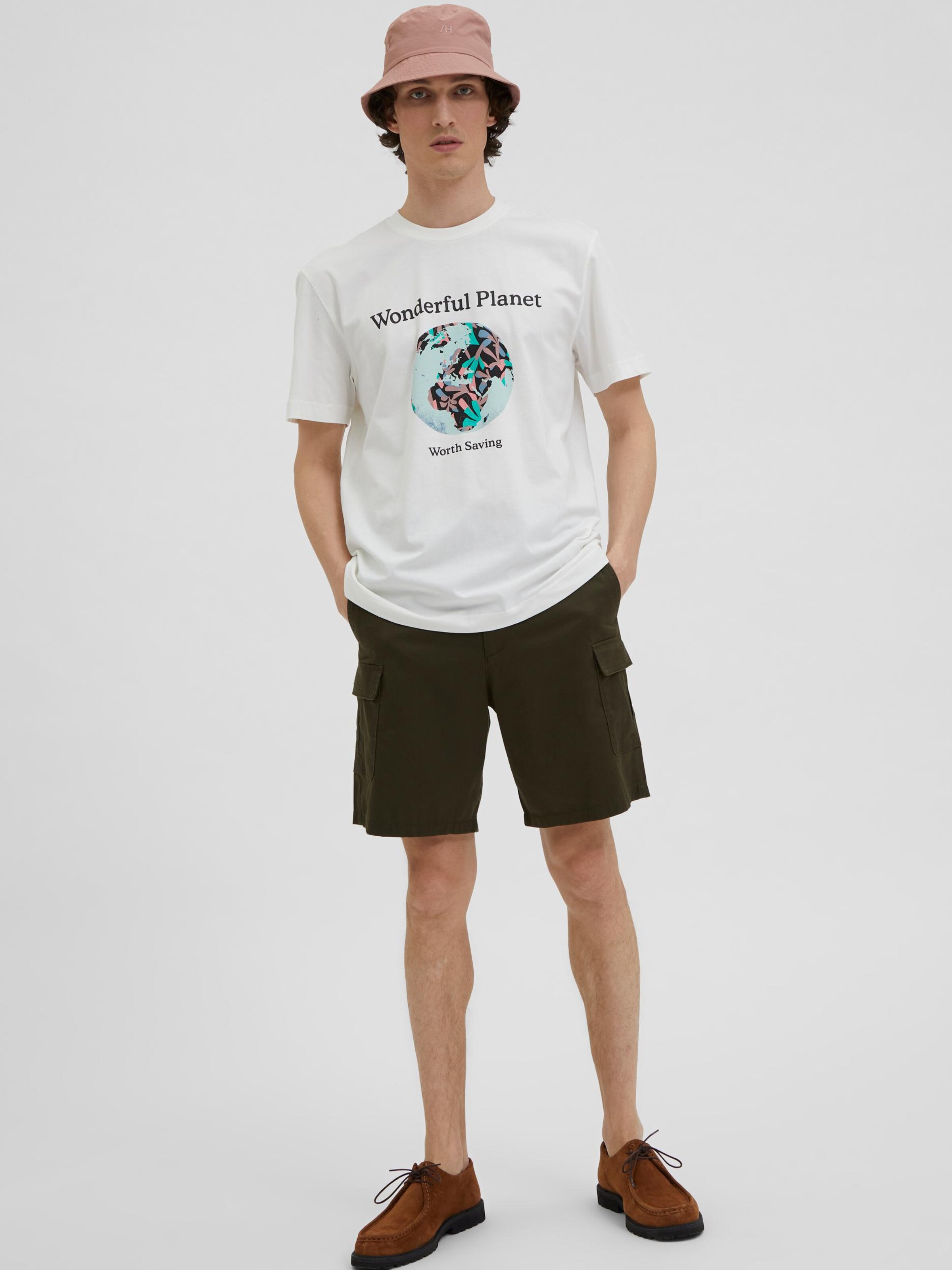 Männer Hosen SELECTED HOMME Shorts 'LIAM' in Khaki - LM60165 Männer Hosen SELECTED HOMME Shorts 'LIAM' in Khaki - LM60165