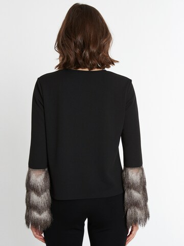 Ana Alcazar Top 'Safyna' in Schwarz