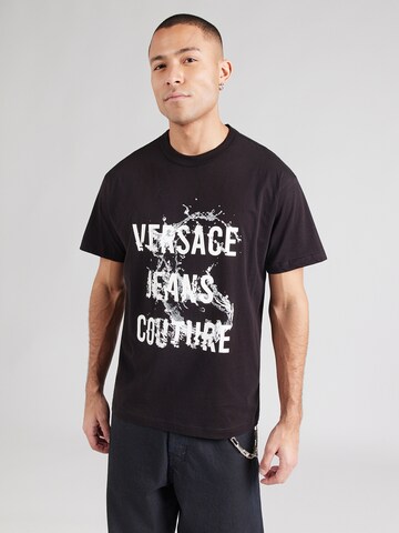 Versace Jeans Couture Μπλουζάκι σε μαύρο: μπροστά