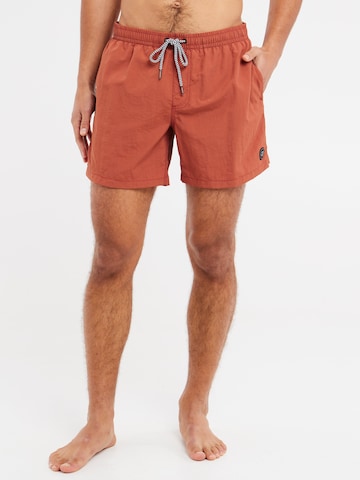 PROTEST Badeshorts 'FASTER' in Rot