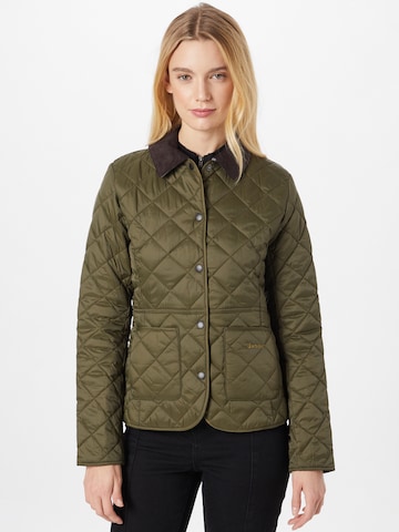 Veste mi-saison Barbour en vert : devant