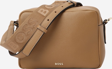 BOSS Black Skuldertaske 'Alyce' i beige: forside