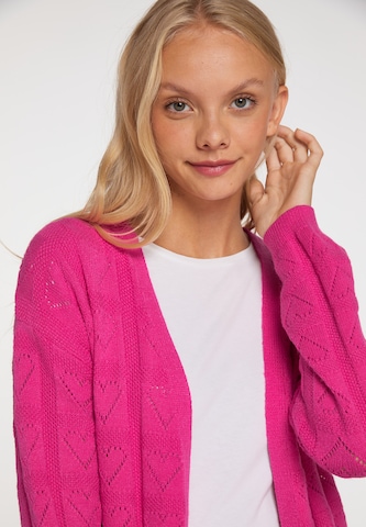 MYMO Gebreid vest in Roze