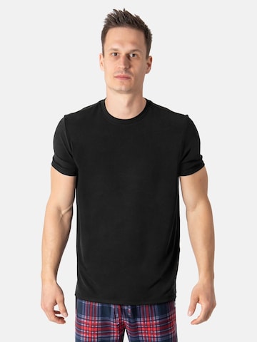PANTONECLO Shirt 'Pantoneclo Men’s Round Neck T-Shirt' in Black
